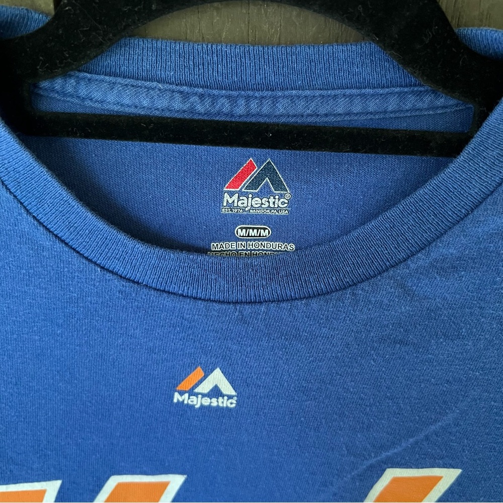 🎉5/$25 Majestic Gary Carter #8 NY Mets T-Shirt - Picture 5 of 5